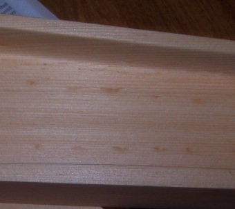 a picture of the kantele after applying finish